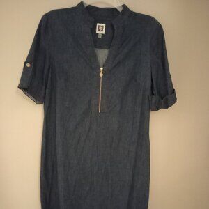 Anne Klein Jean Dress Size 2 Excellent Condition